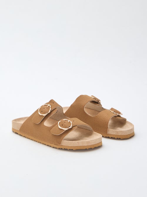 Slippers met dubbele band - Kiabi