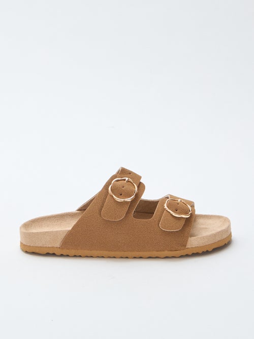 Slippers met dubbele band - Kiabi