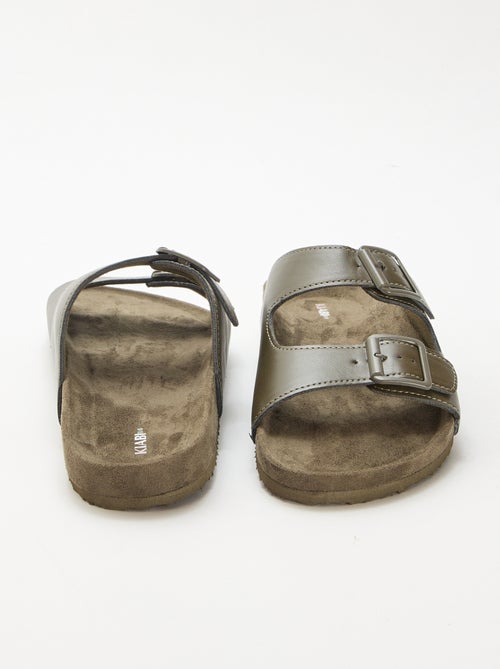 Slippers met dubbele bandjes - Kiabi