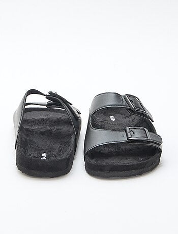 Slippers met dubbele bandjes