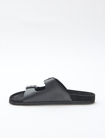 Slippers met dubbele bandjes