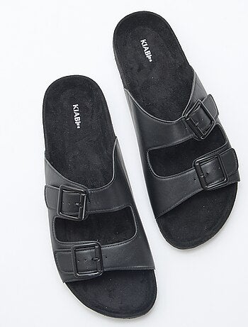 Slippers met dubbele bandjes