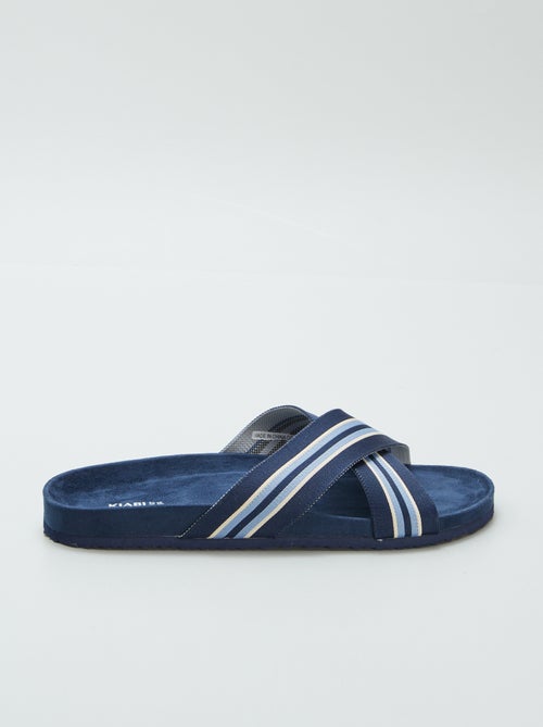Slippers met gekruiste bandjes - Kiabi