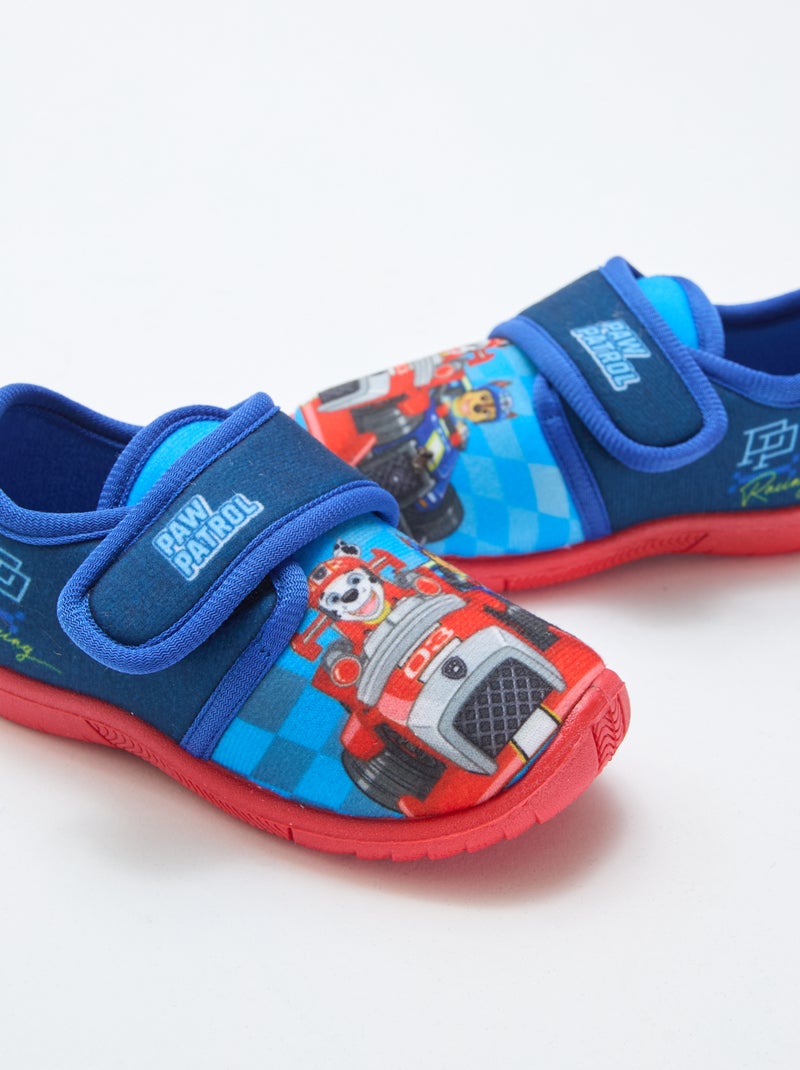 Slippers met klittenband 'Paw Patrol' Blauw - Kiabi