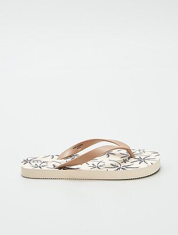 Slippers met motiefje