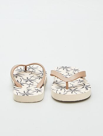 Slippers met motiefje