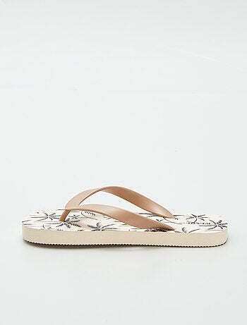 Slippers met motiefje