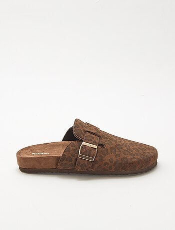 Slippers met open hiel