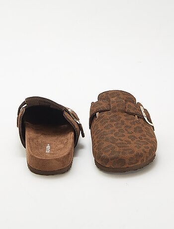 Slippers met open hiel