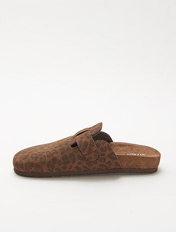 Slippers met open hiel