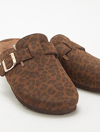 Slippers met open hiel