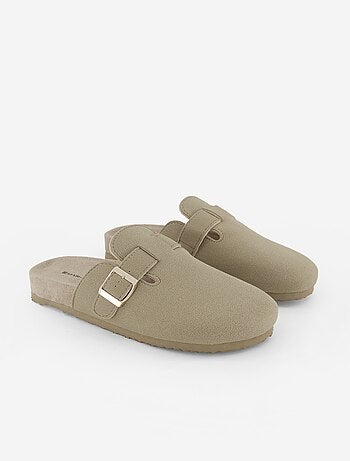Slippers met open hiel