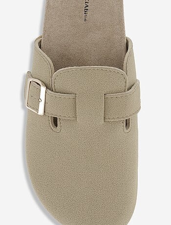 Slippers met open hiel