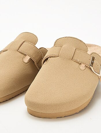 Slippers met open hiel