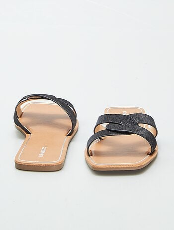 Slippers met pailletten