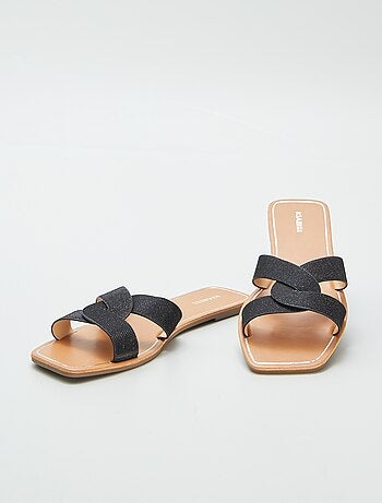 Slippers met pailletten