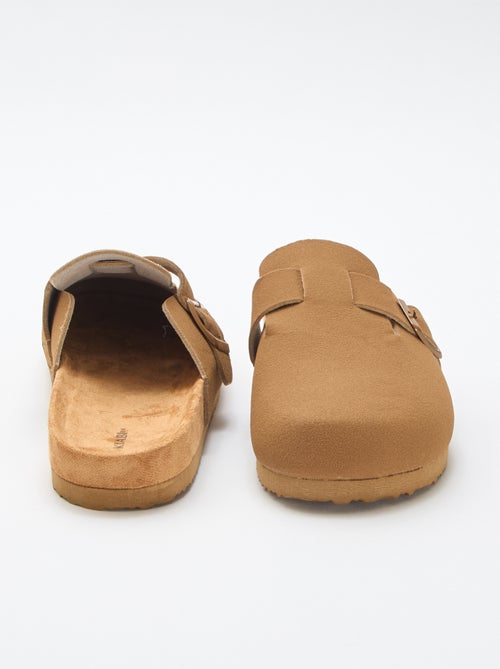Slippers met suède-effect - Kiabi