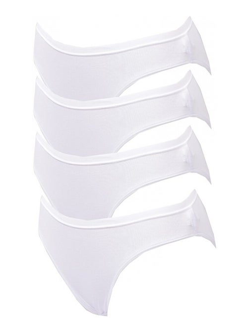 Slips Dames INFINITIF - Set van 4 - Kiabi Slips Dames INFINITIF - Set van 4 - Kiabi