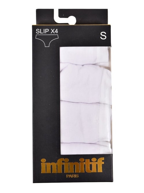 Slips Dames INFINITIF - Set van 4 - Kiabi Slips Dames INFINITIF - Set van 4 - Kiabi