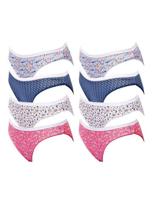 Slips Dames INFINITIF - Set van 8 - Kiabi Slips Dames INFINITIF - Set van 8 - Kiabi