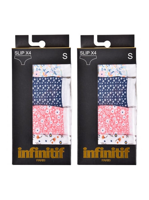 Slips Dames INFINITIF - Set van 8 - Kiabi Slips Dames INFINITIF - Set van 8 - Kiabi