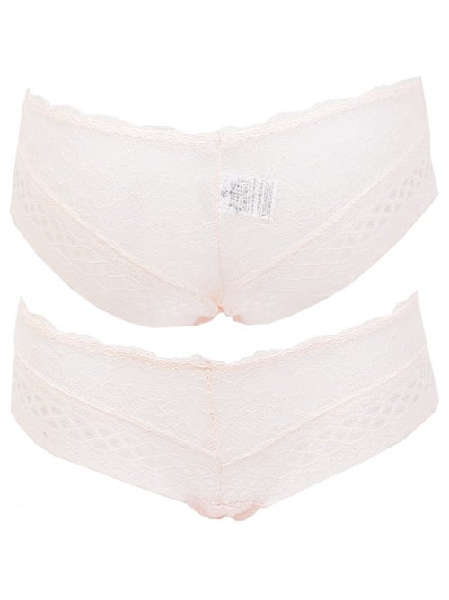 Slips dames INFINITIF met kant - Set van 6 - Kiabi Slips dames INFINITIF met kant - Set van 6 - Kiabi