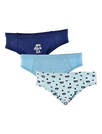 Slips kinderen TWINDAY katoen - Set van 3