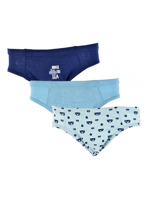 Slips kinderen TWINDAY katoen - Set van 3 - Kiabi Slips kinderen TWINDAY katoen - Set van 3 - Kiabi