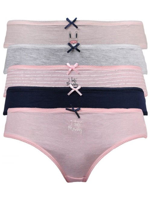Slips meisje set van 5 - Kiabi