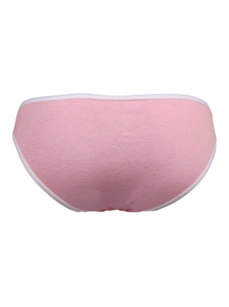 Slips meisje set van 6 Rozegrijs Wit - Kiabi