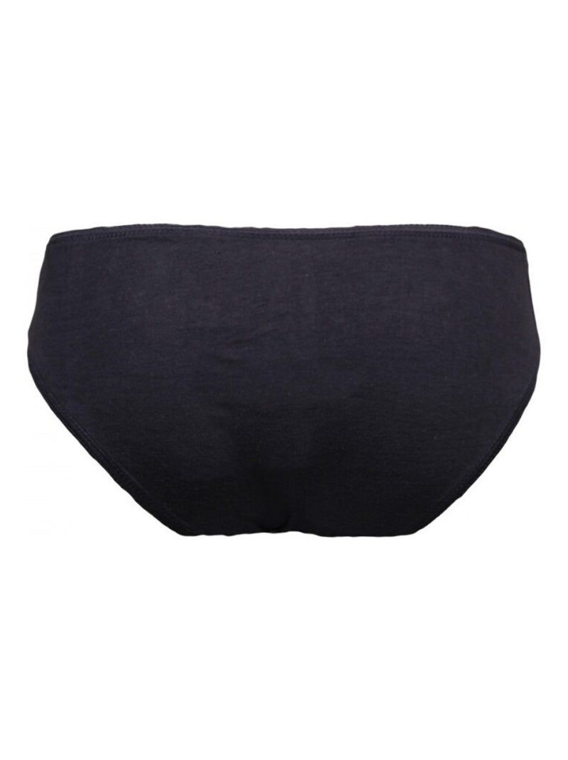 Slips meisje set van 6 Wit Marineblauw Wit - Kiabi