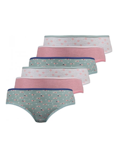 Slips meisje set van 6 - Kiabi
