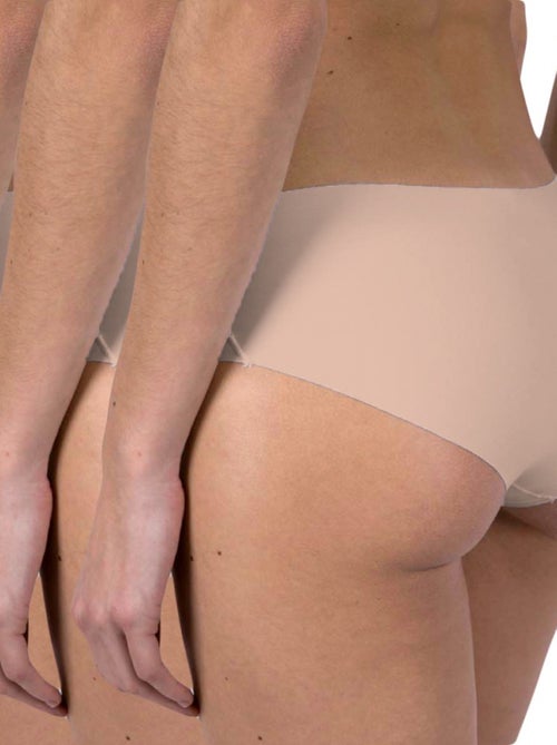 Slips microvezel Set van 3 Dames - Kiabi