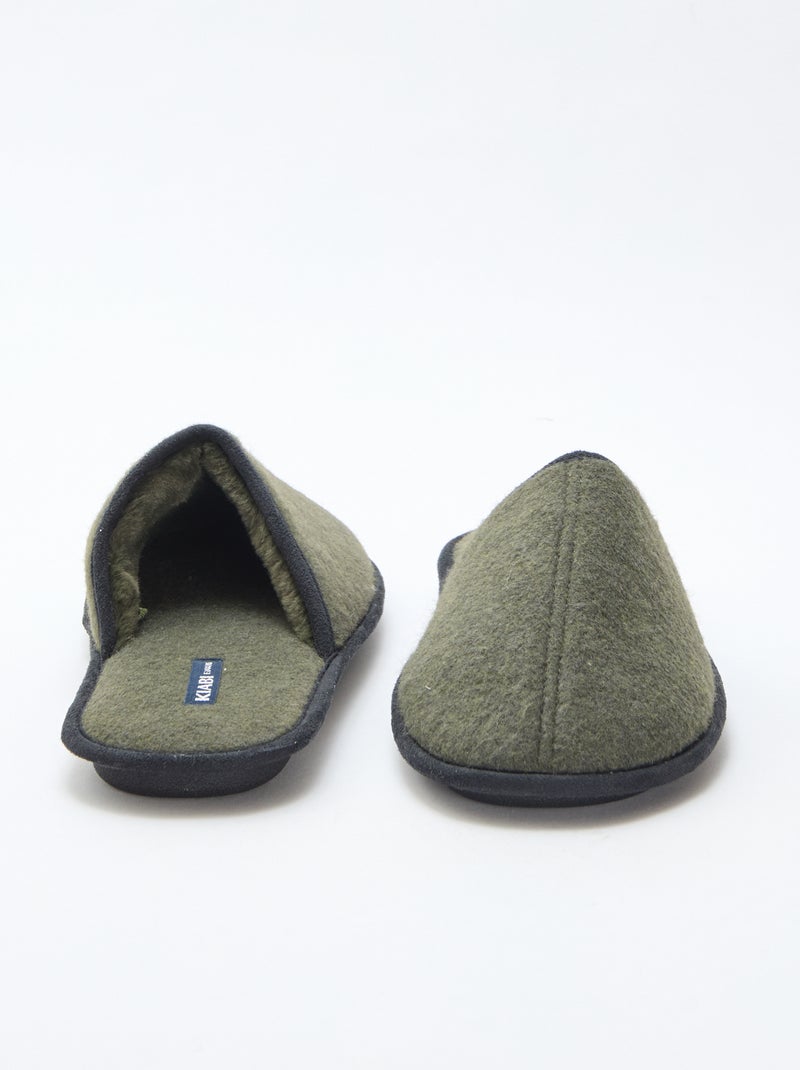 Sloffen in slippermodel Groen - Kiabi