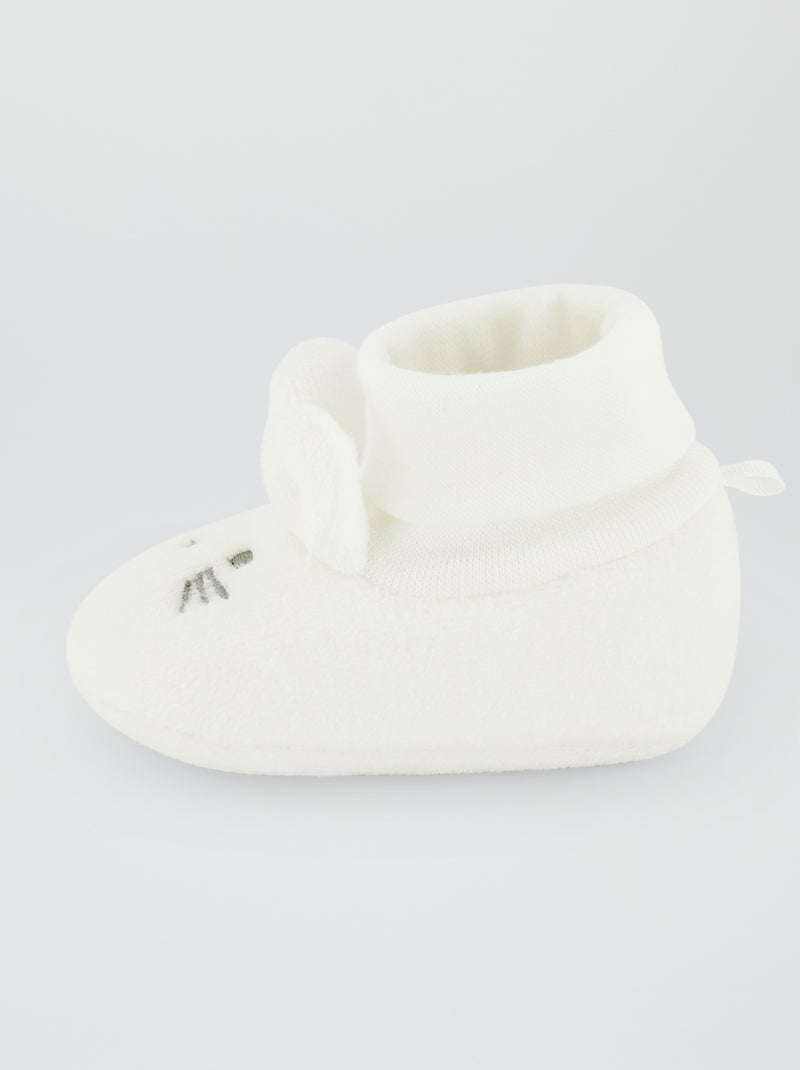 Sloffen 'konijn' WIT - Kiabi