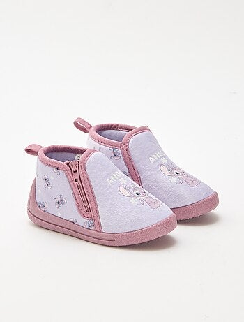 Sloffen met rits 'Angel' 'Stitch'