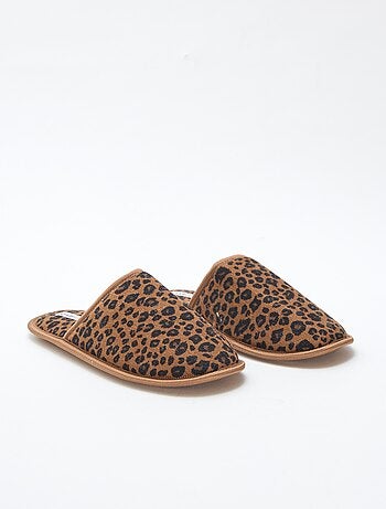 Sloffen van velours