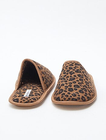 Sloffen van velours