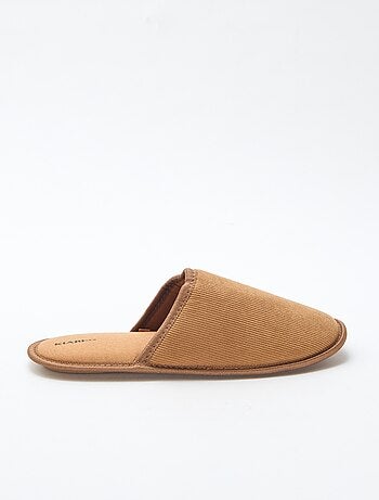 Sloffen van velours