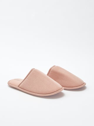 Sloffen van velours
