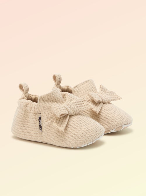 Slofjes 'Kitchoun' met details van katoen - Kiabi Slofjes 'Kitchoun' met details van katoen - Kiabi