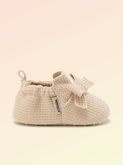 Slofjes 'Kitchoun' met details van katoen - Kiabi Slofjes 'Kitchoun' met details van katoen - Kiabi