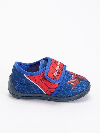 Slofjes met klittenband 'Spiderman'
