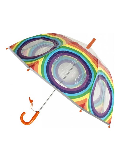 Smati | parapluie enfant transparent arc en ciel - Kiabi