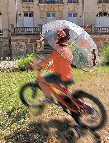 Smati | parapluie enfant transparent dinosaure