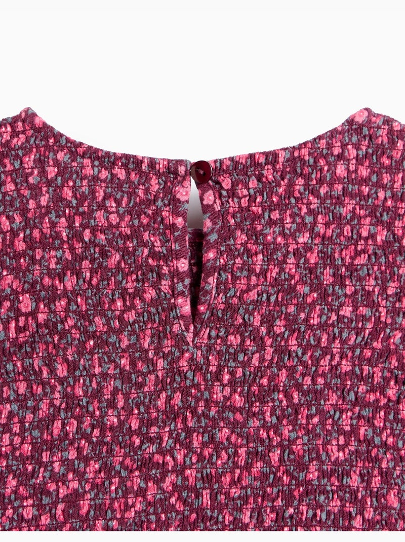Smock blouse, mo fashion Paars - Kiabi