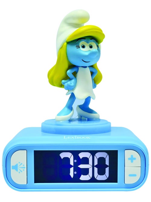 Smurfette nachtlampje wekker met geluiden - Kiabi Smurfette nachtlampje wekker met geluiden - Kiabi