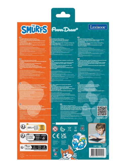 Smurfs 11’’ meerkleurige leer- en teken-e-ink-tablet met sjablonen - Kiabi Smurfs 11’’ meerkleurige leer- en teken-e-ink-tablet met sjablonen - Kiabi