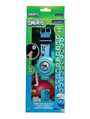 Smurfs digitaal projectiehorloge met 20 beelden om te projecteren