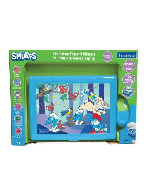Smurfs tweetalige educatieve laptop met 124 activiteiten (en/fr) - Kiabi Smurfs tweetalige educatieve laptop met 124 activiteiten (en/fr) - Kiabi